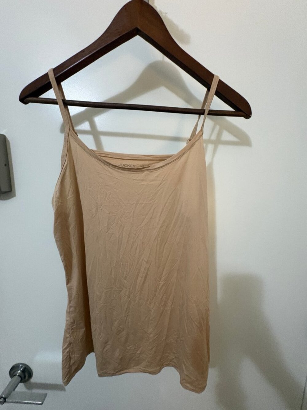 Jockey Beige Adjustable Strap Stretch Camisole XL